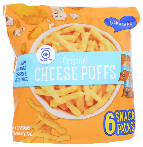 Cheese Puffs 6Pk