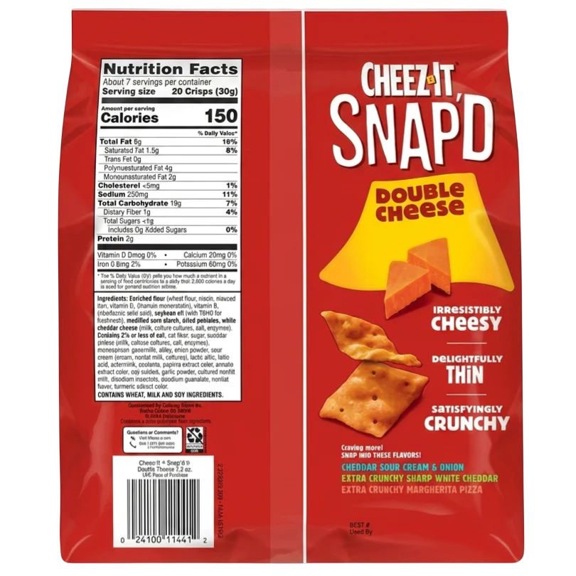 Snap'd Double Cheese Crackers - Image 2