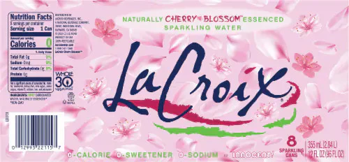 Cherry Blossom Sparkling Water (8 Pack) - Image 3