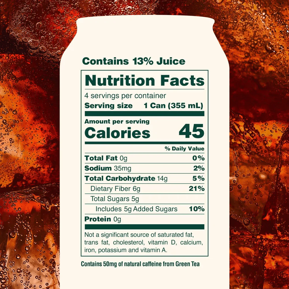 Prebiotic Soda - Cherry Cola (4 Pack) - Image 6