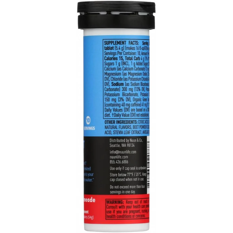 Cherry Limeade Caffeine Hydration Tablets (8 Pack) - Image 3