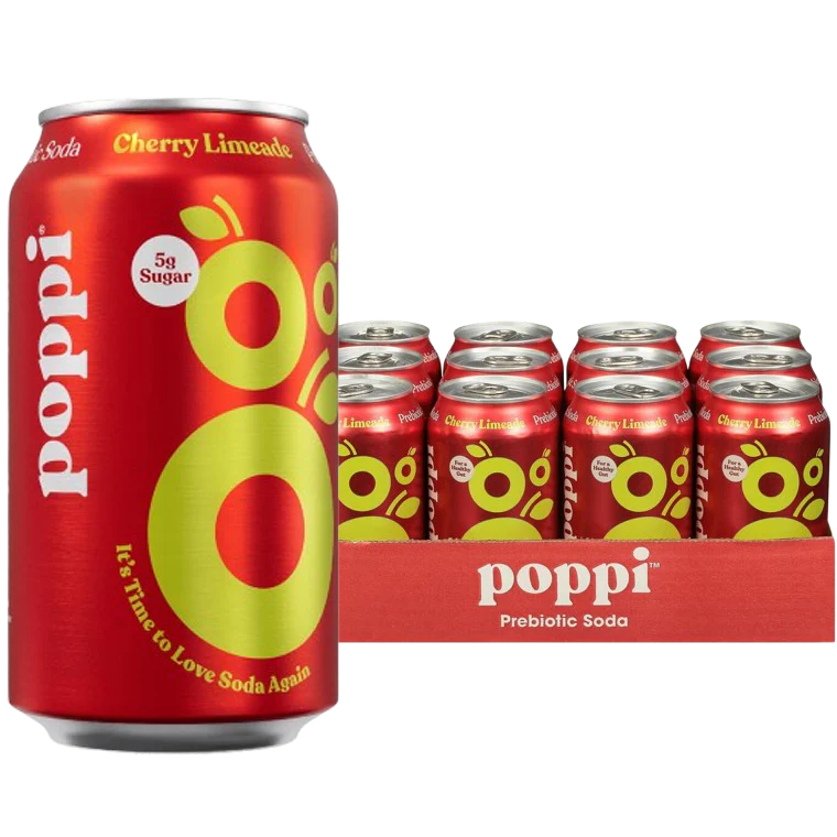Cherry Limeade Prebiotic Soda (12 Pack)