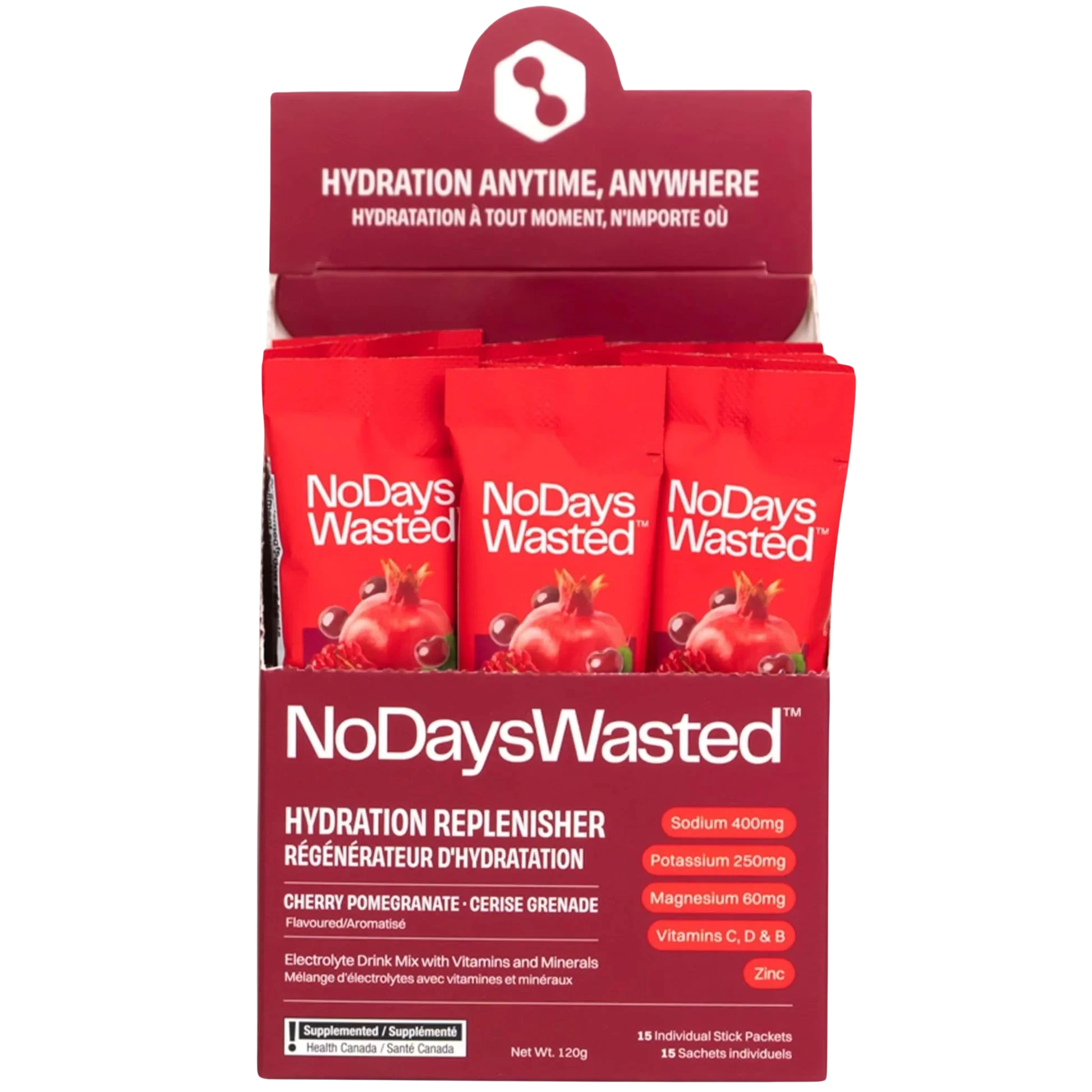 Cherry Pomegranate Hydration Packet (15 Pack)