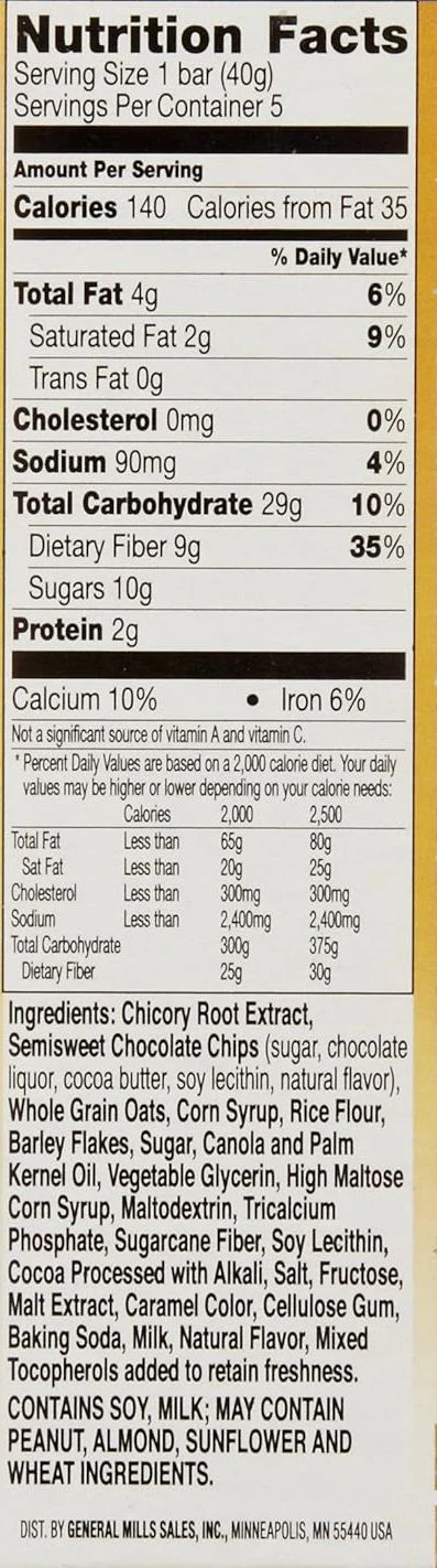 Chewy Bars - Oats & Chocolate (5 CT) - Image 5