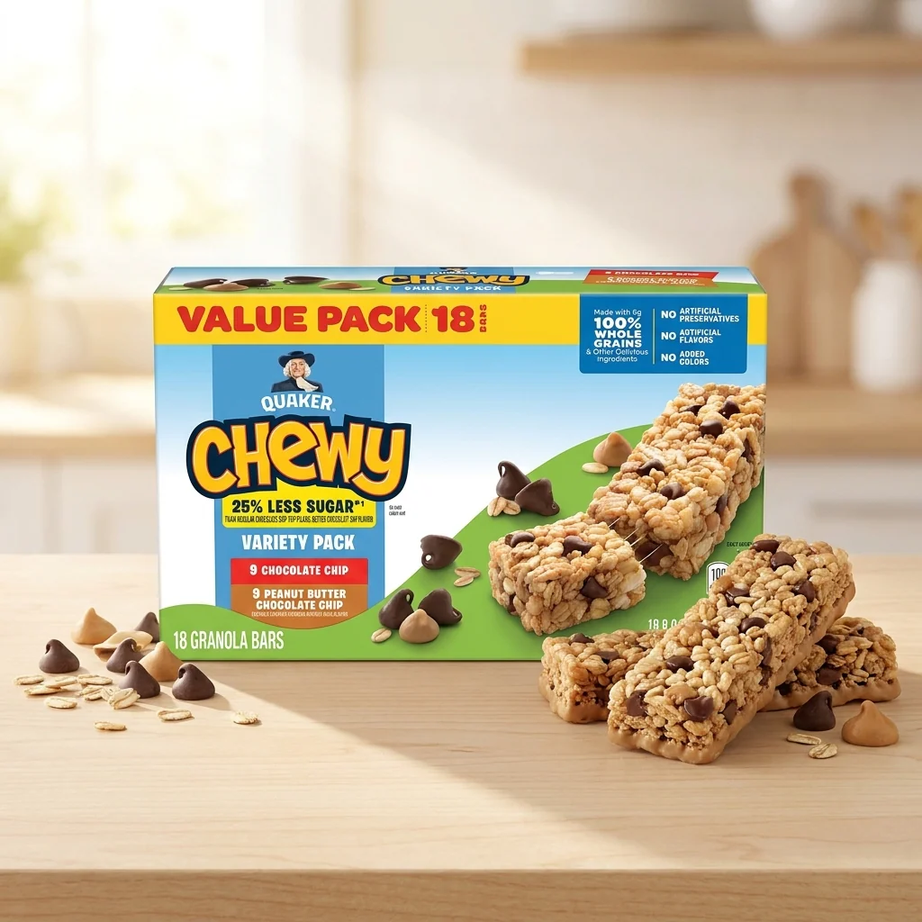 Chewy Granola Bars - Reduced Sugar Variety Pack - Image 2