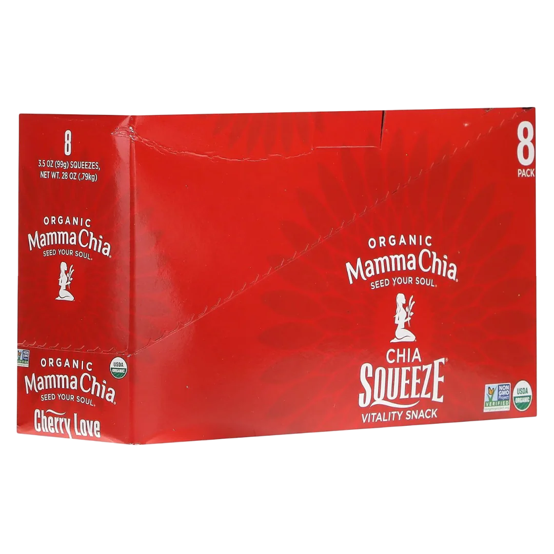 Chia Squeeze Vitality Snack - Cherry Beet (8 Pack) - Image 2