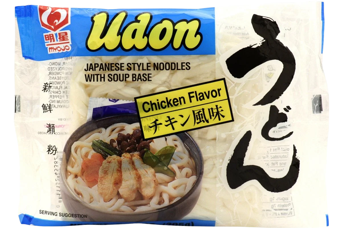 Chicken Flavor Japanese Style Udon Noodle Soup