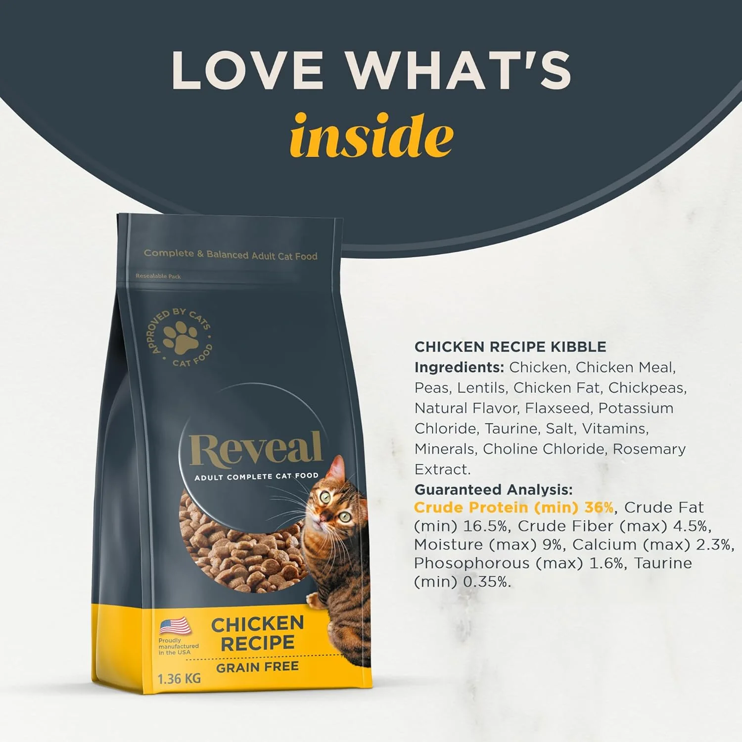 Chicken Recipe Adult Complete Dry Cat Food - Image 2