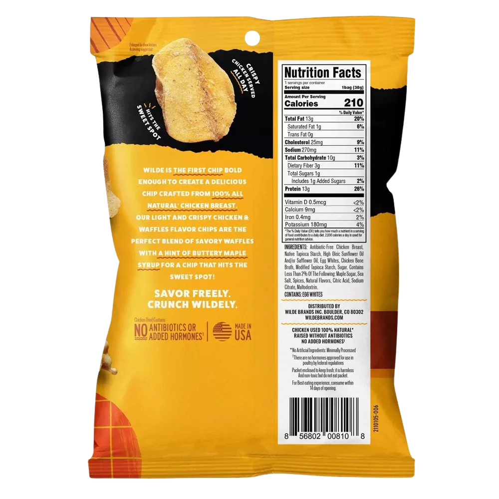 Chicken & Waffles Protein Chips (4 CT) - Image 2