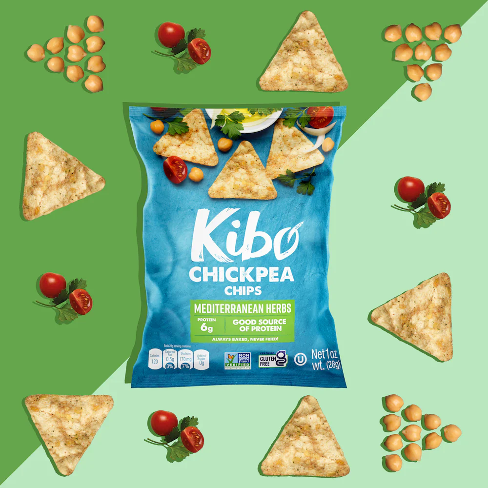 Chickpea Chips with Mediterranean Herbs (6 Pack) - Image 2