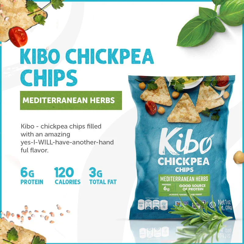 Chickpea Chips with Mediterranean Herbs (6 Pack) - Image 5
