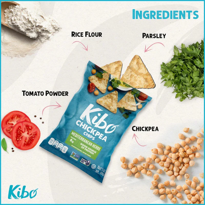 Chickpea Chips with Mediterranean Herbs (6 Pack) - Image 6