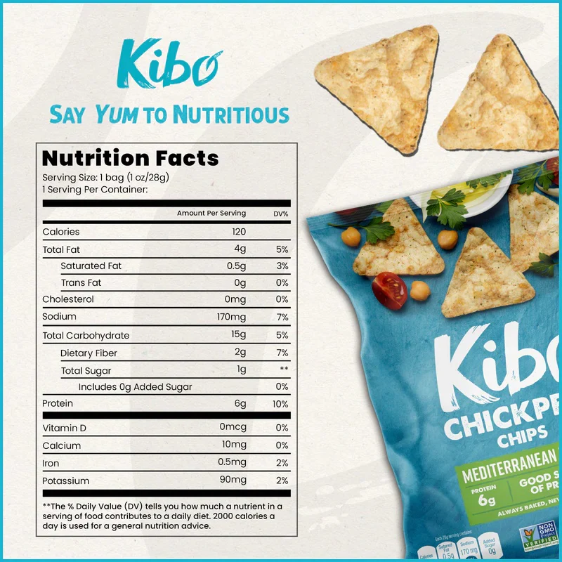 Chickpea Chips with Mediterranean Herbs (6 Pack) - Image 7