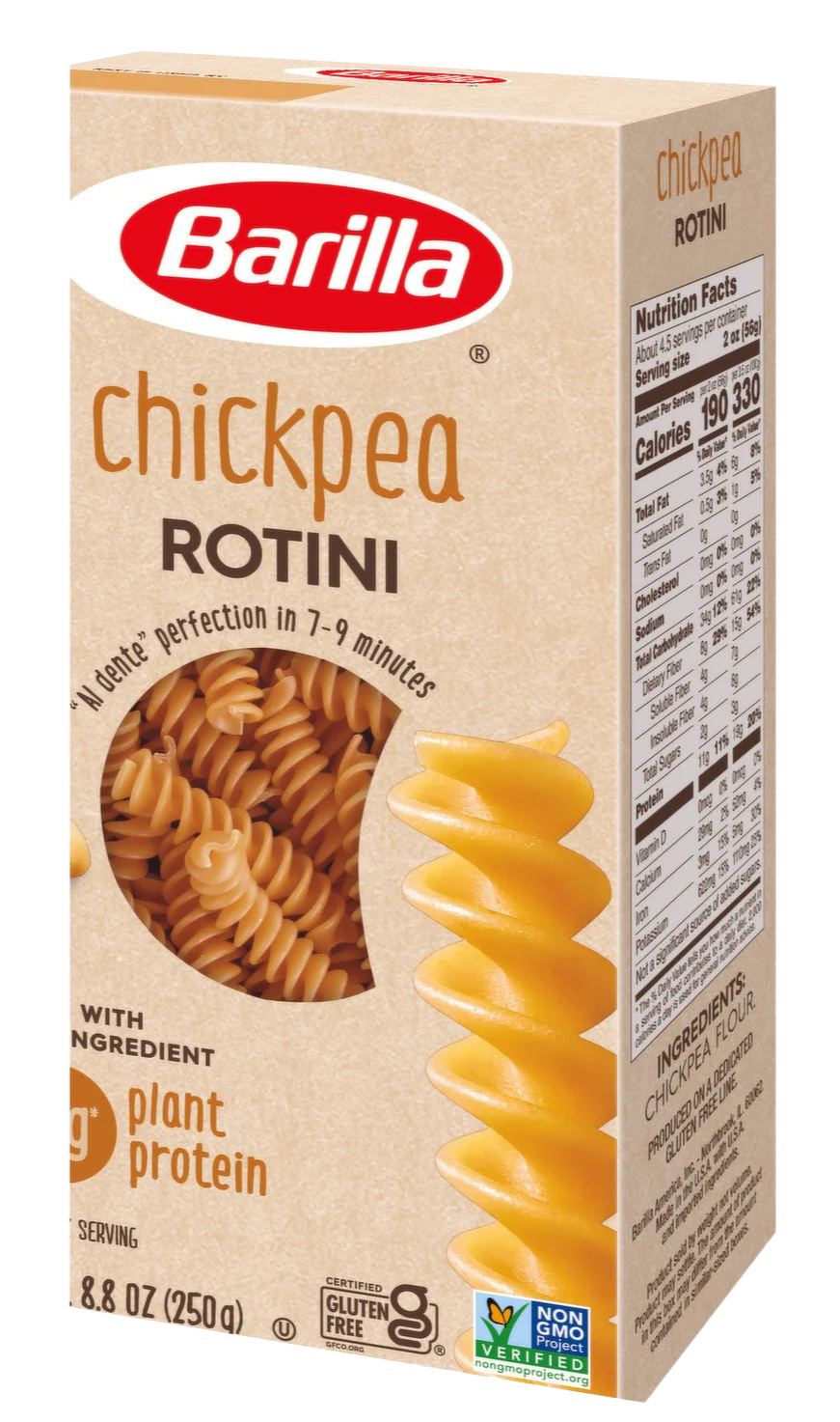 Chickpea Rotini Pasta