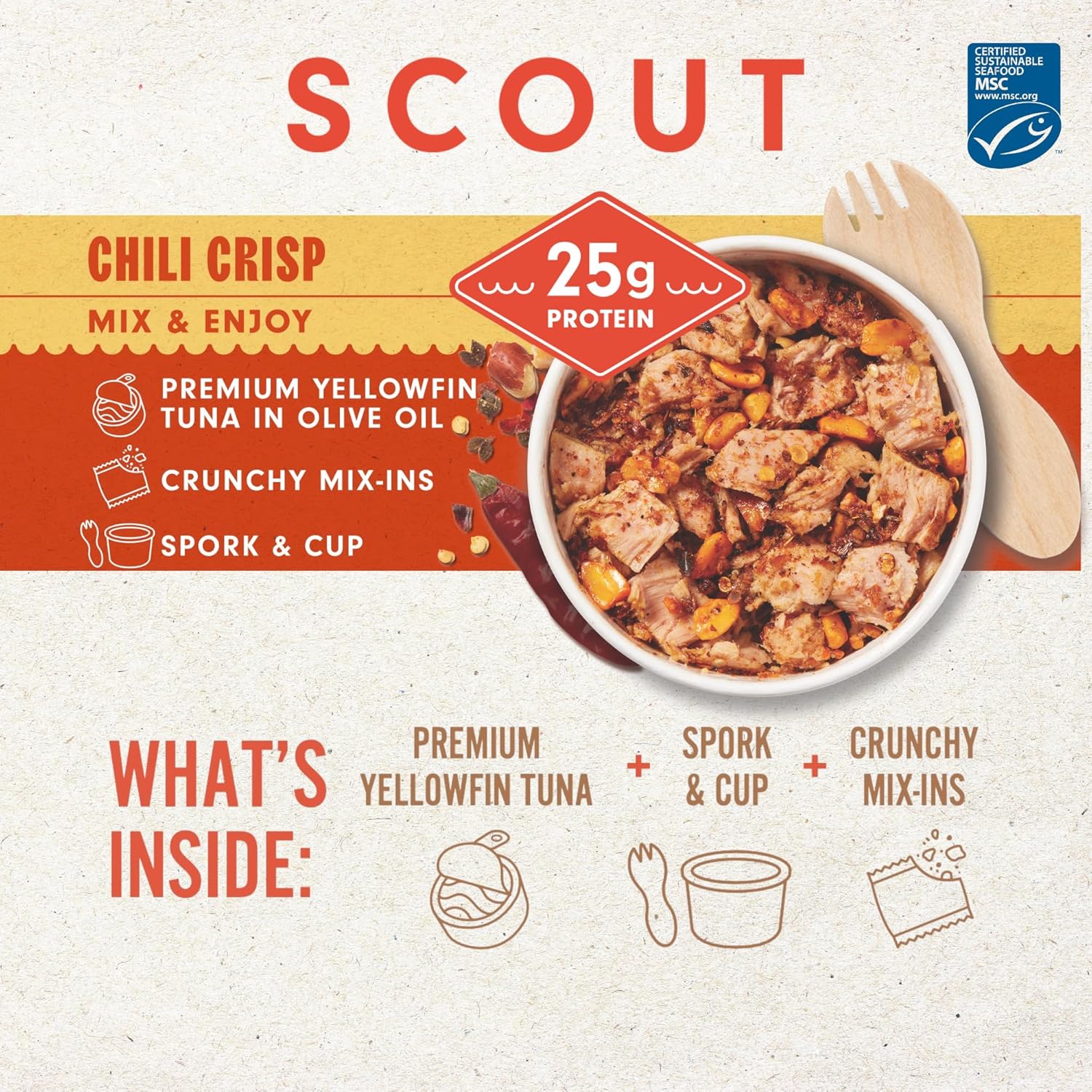Chili Crisp Tuna Snack Kit (6 Pack) - Image 2