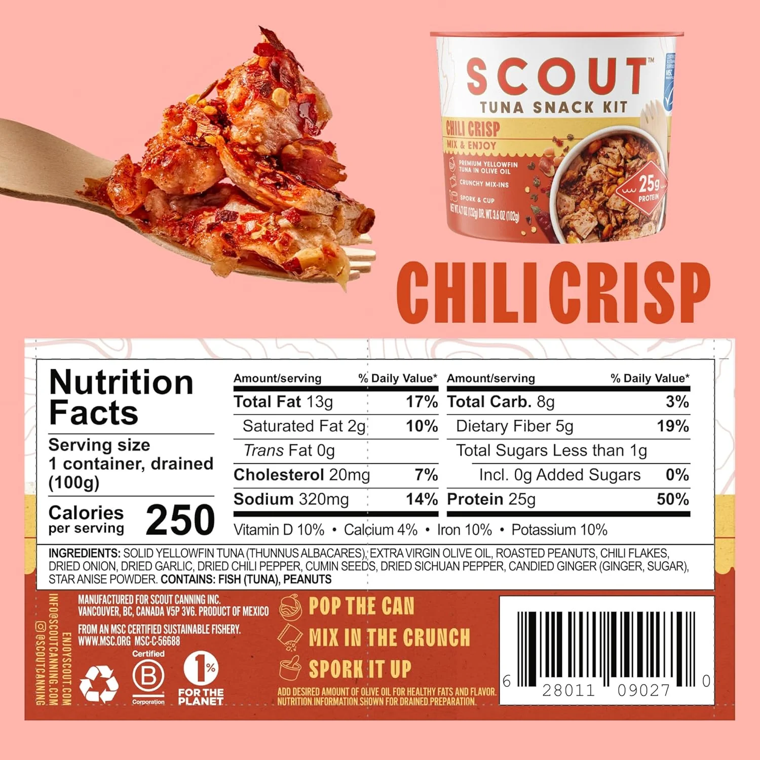 Chili Crisp Tuna Snack Kit (6 Pack) - Image 6