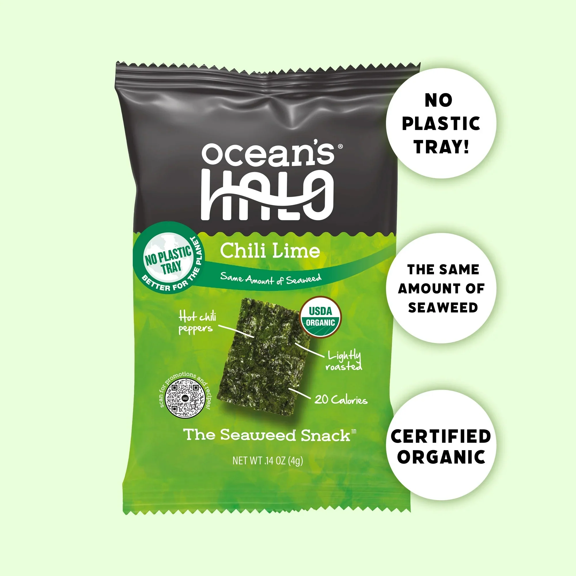 Chili Lime Seaweed Snack (20 Pack) - Image 2
