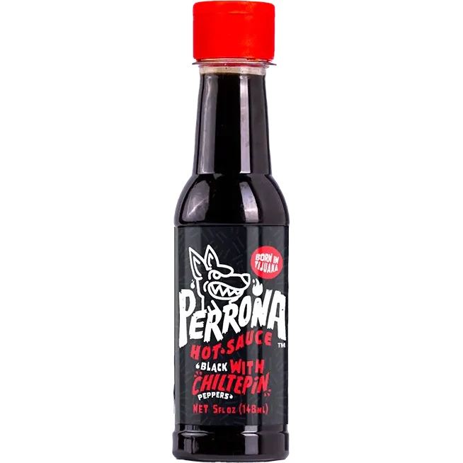 Chiltepin Peppers Hot Sauce - Black