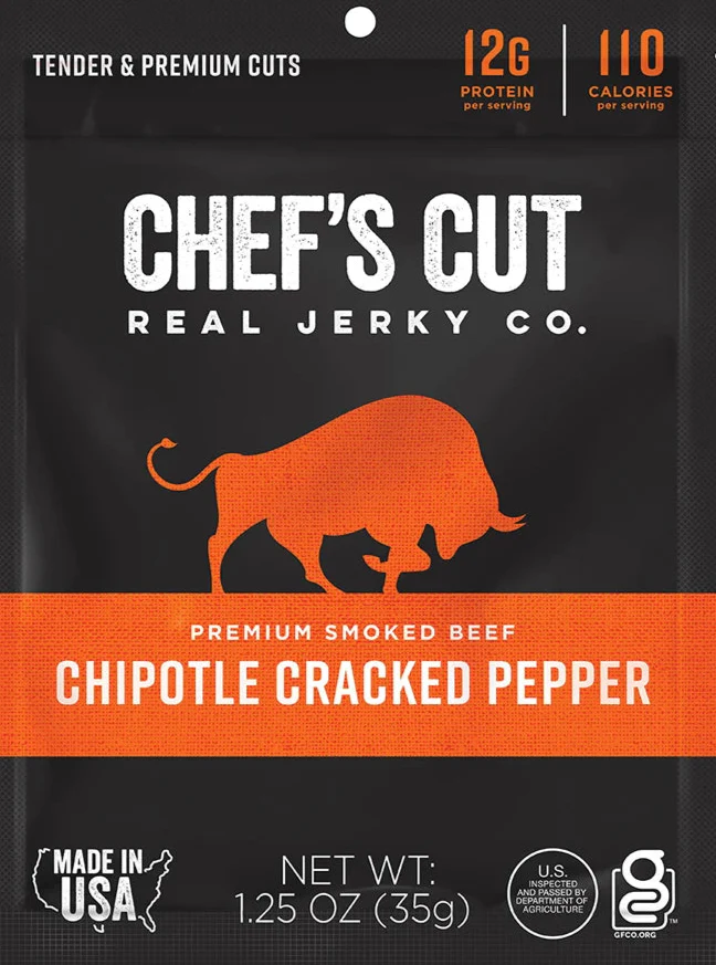 Chipotle Cracked Pepper Beef Jerky (12 Pack) - Image 2