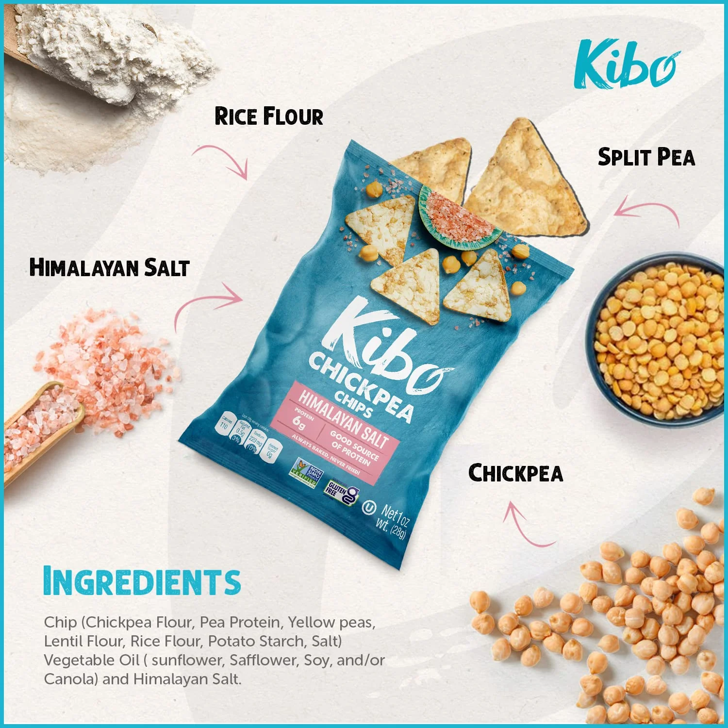 Chips Chickpea Himalayan Salt (6 Pack) - Image 5