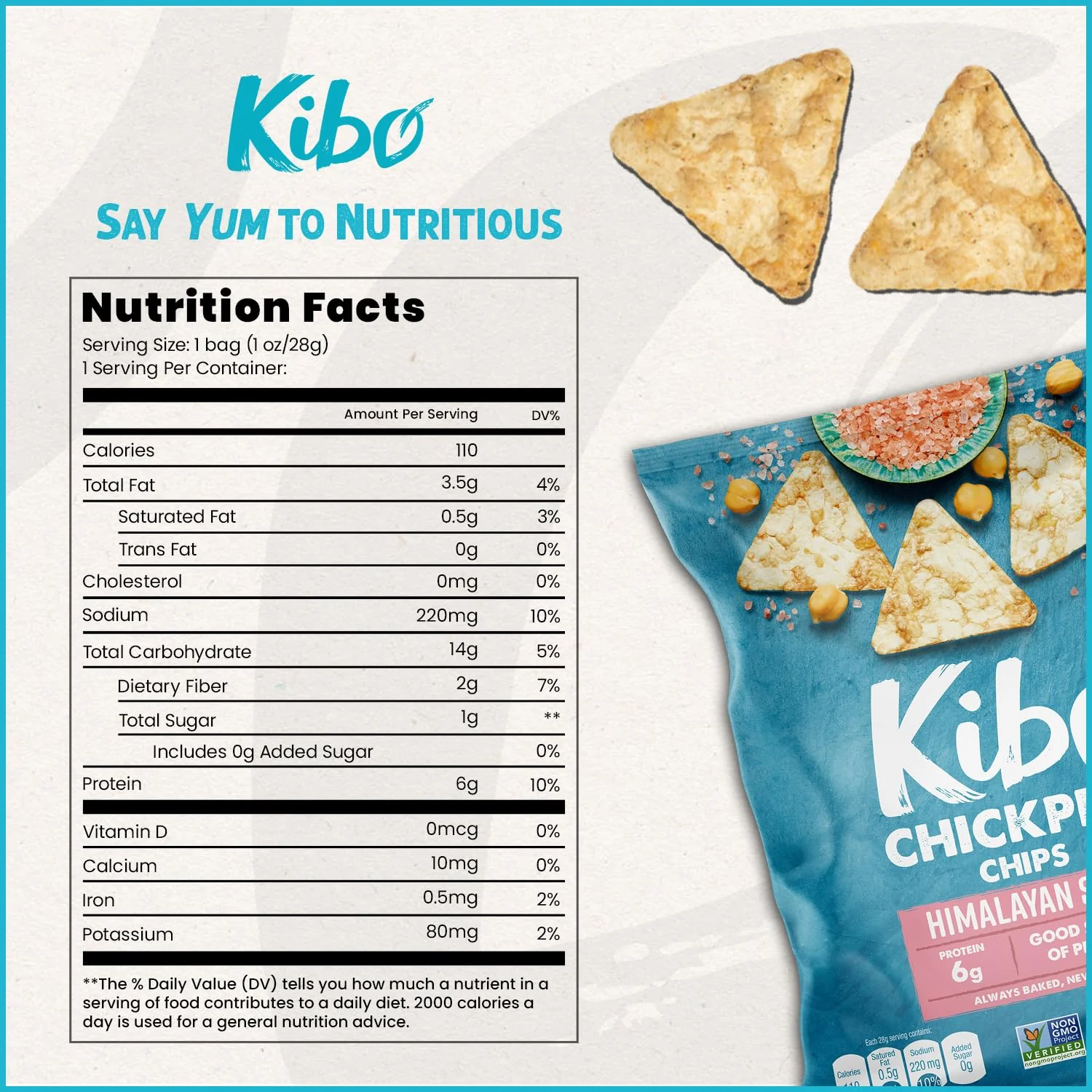 Chips Chickpea Himalayan Salt (6 Pack) - Image 6