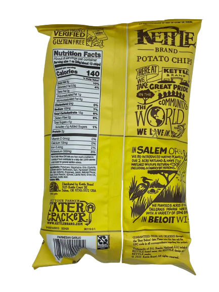 Kettle Chips Garlic Parm - Image 2