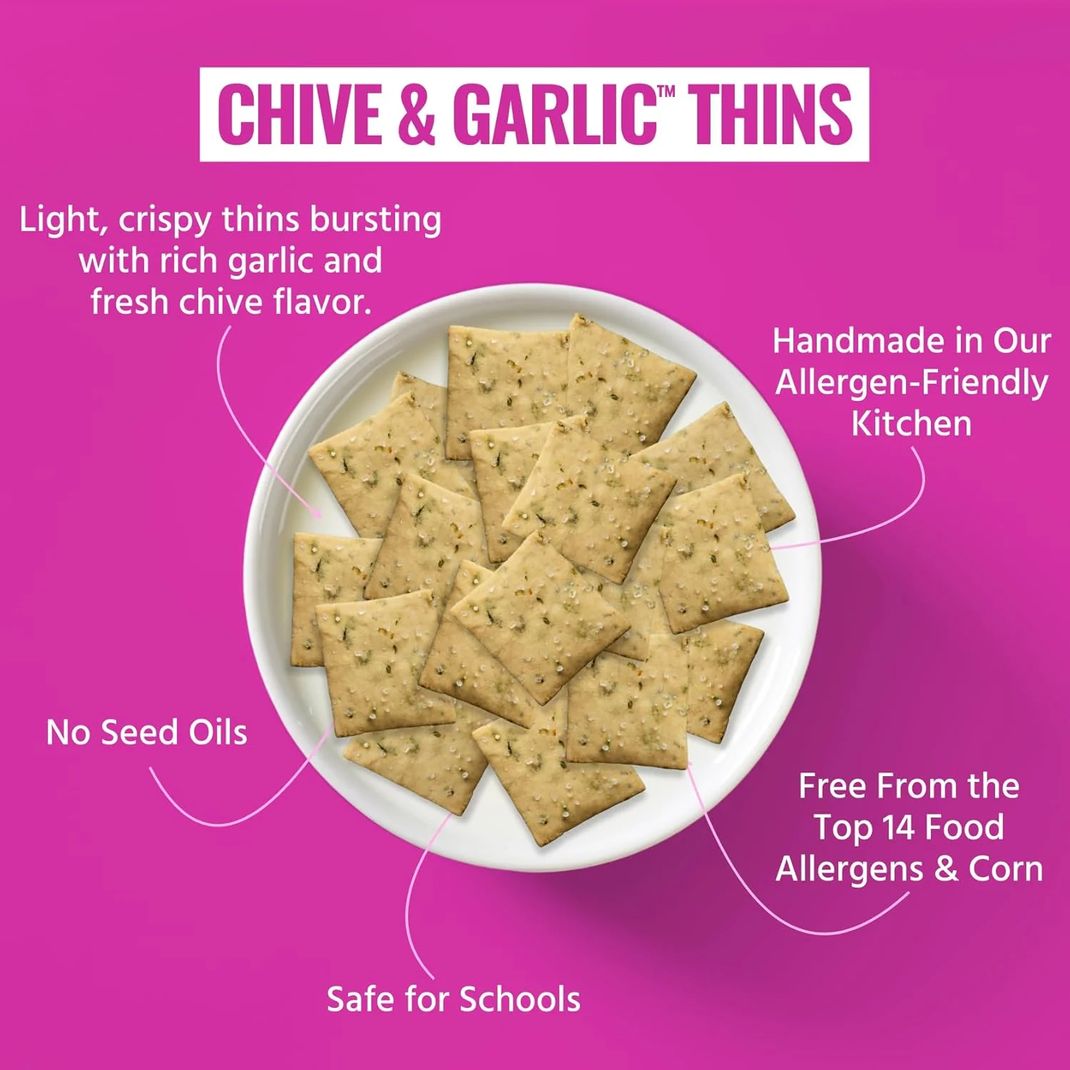 Chive & Garlic Thins - Image 3