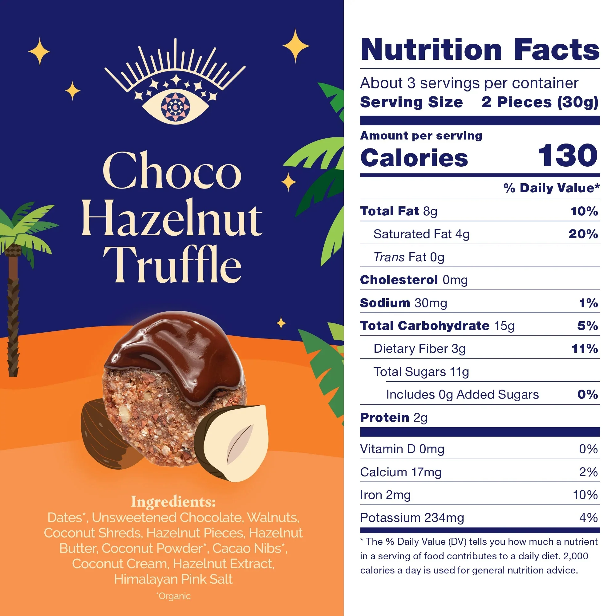Choco Hazelnut Truffle Snack Bites - Image 2