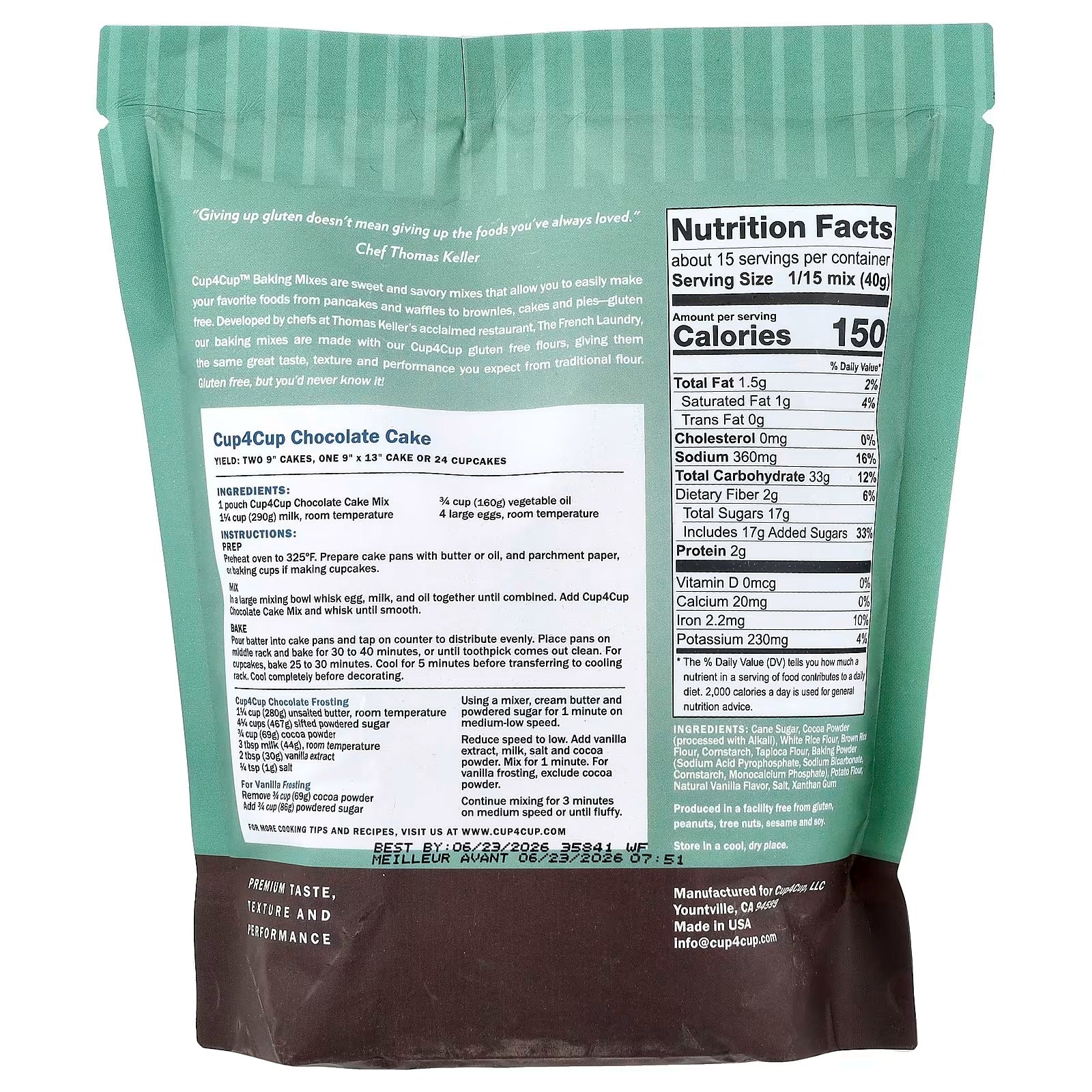 Gluten Free Chocolate Cake Mix - Image 2