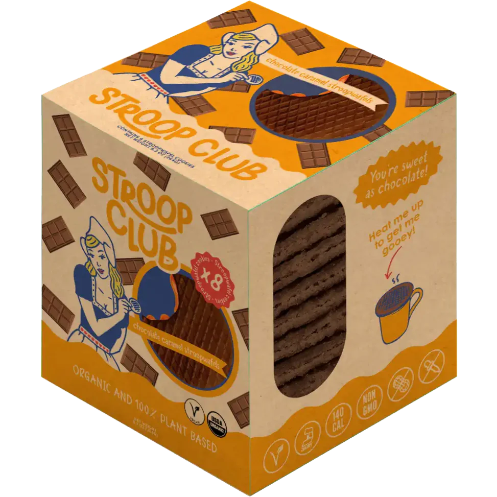 Chocolate Caramel Stroopwafels (8 CT)
