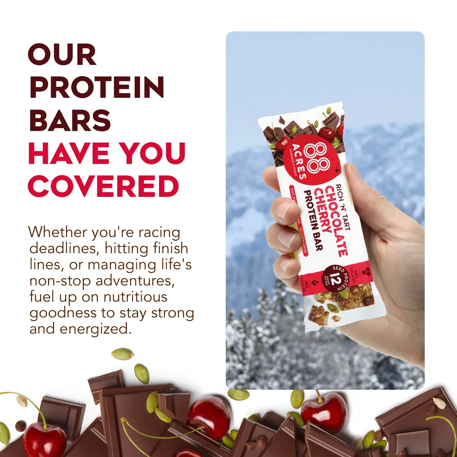 Chocolate Cherry Protein Bar (9 CT) - Image 4