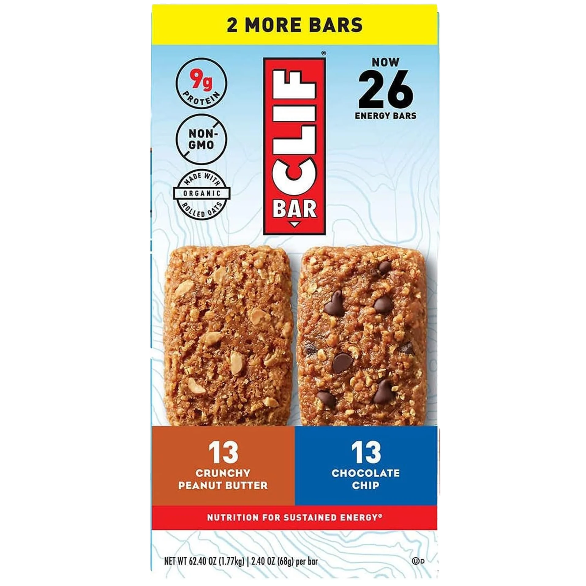 Chocolate Chip and Crunchy Peanut Butter Variety Pack (26 CT)