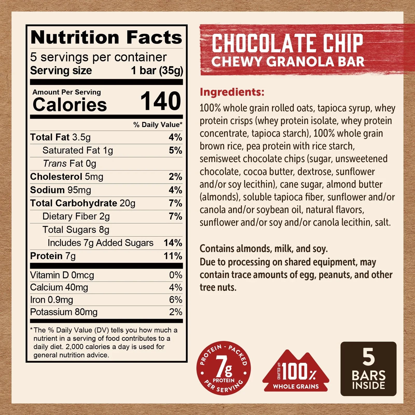 Chocolate Chip Chewy Granola Bars - Image 4