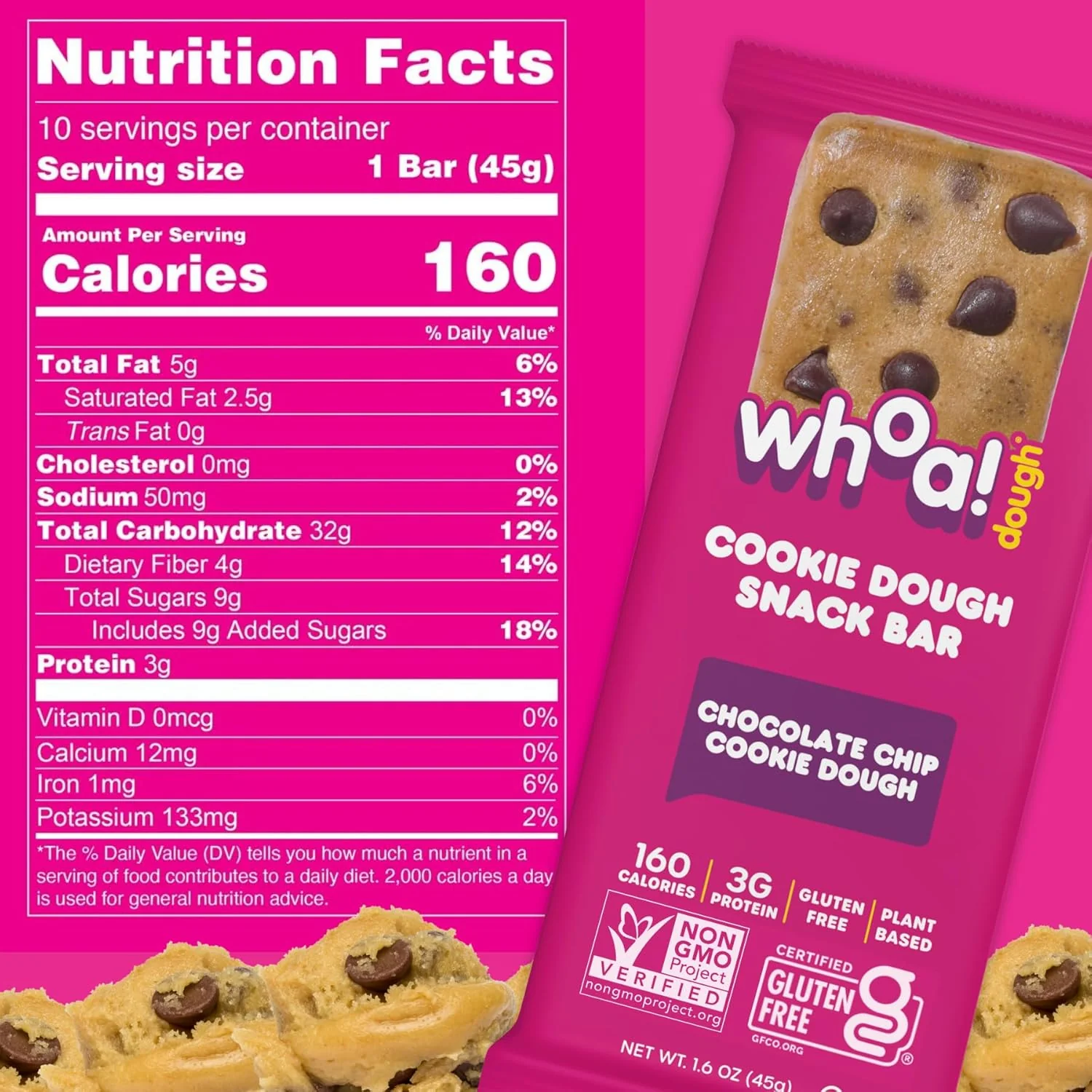 Chocolate Chip Cookie Bars (4 Pack) - Image 2