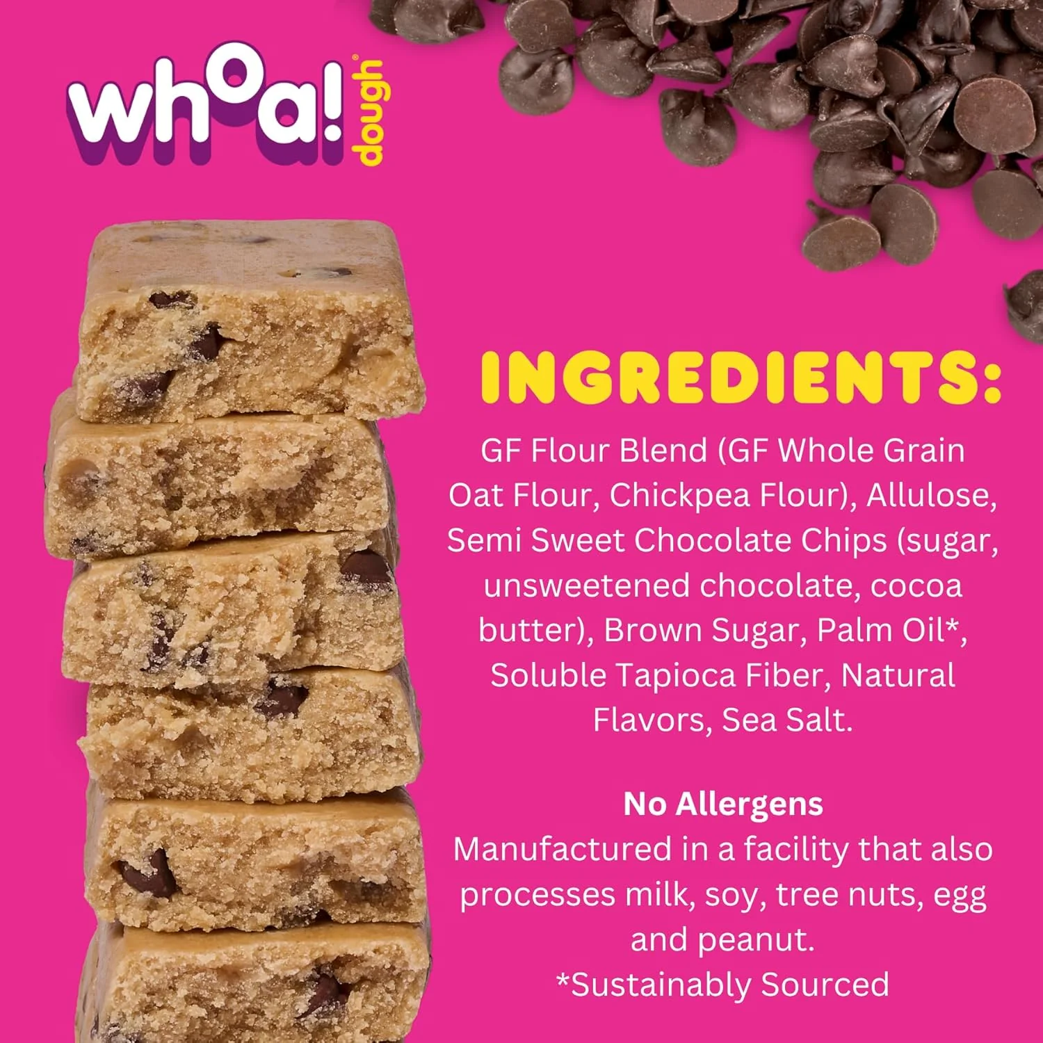 Chocolate Chip Cookie Bars (4 Pack) - Image 3