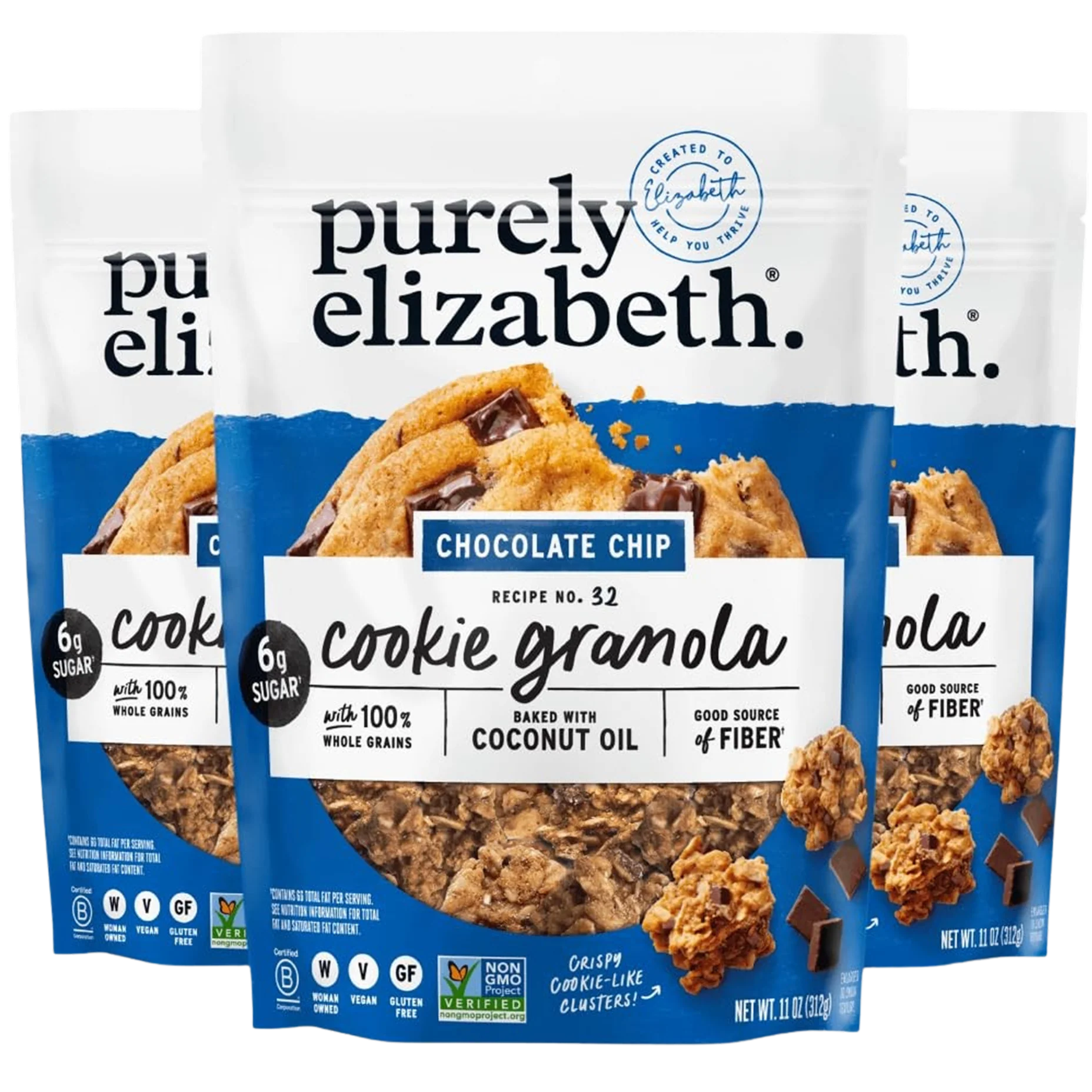 Chocolate Chip Cookie Granola (3 Pack)