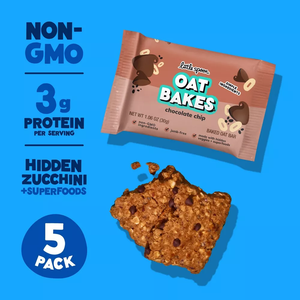 Chocolate Chip Oat Baked Bar (5 CT) - Image 4