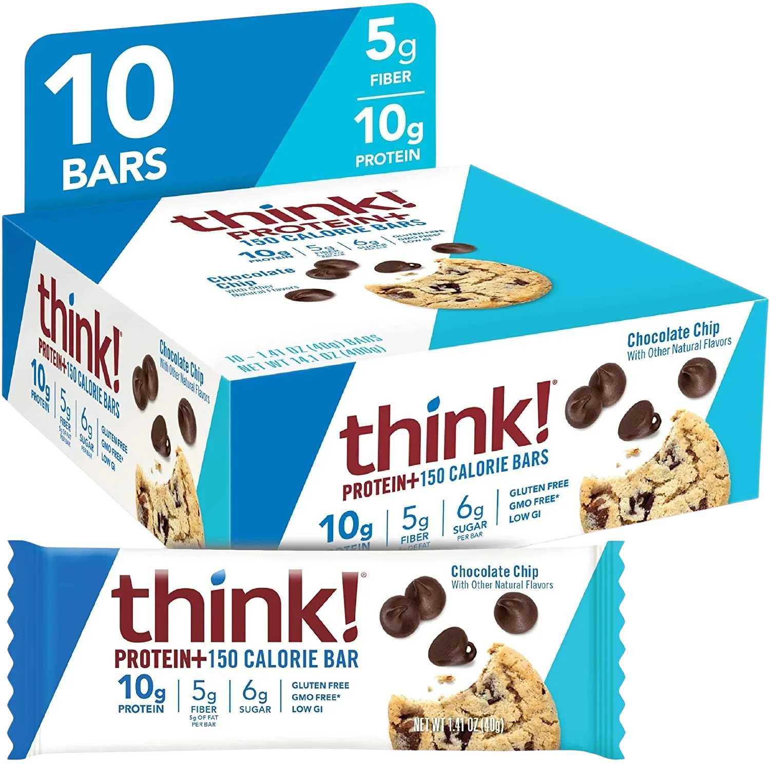 Chocolate Chip Protein Bar (10 CT)