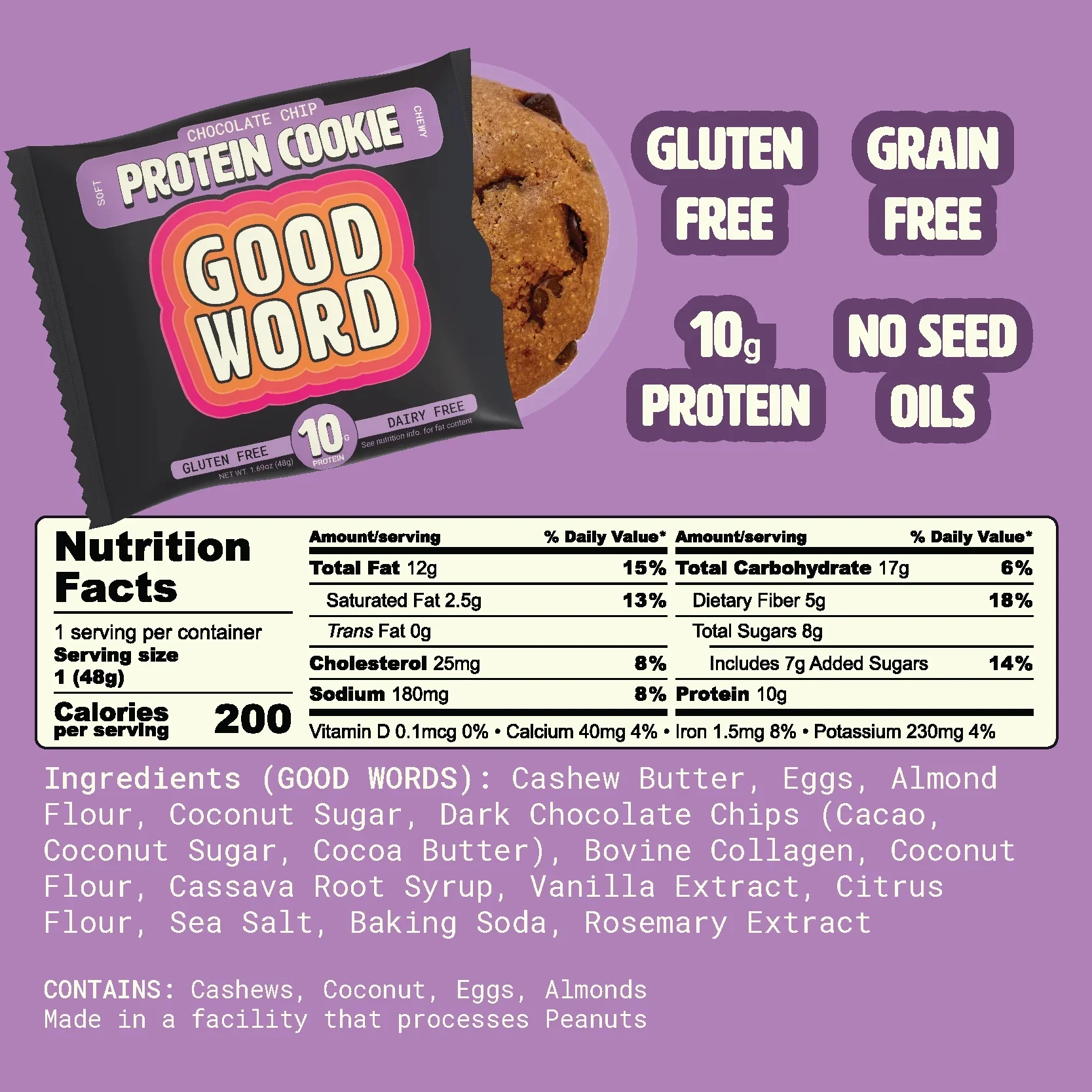 Chocolate Chip Protein Cookie - Image 3