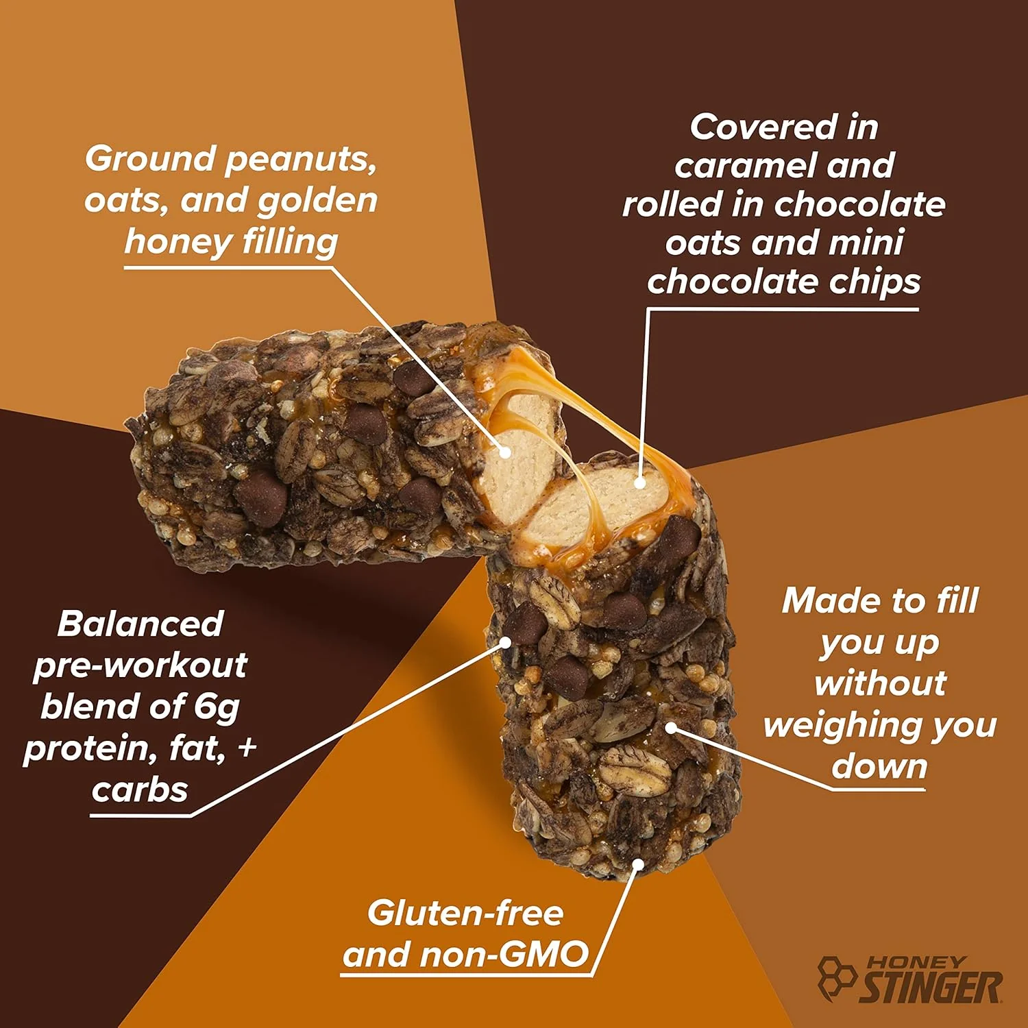 Chocolate Chocolate Chip Oat Honey Bar (12 Pack) - Image 3