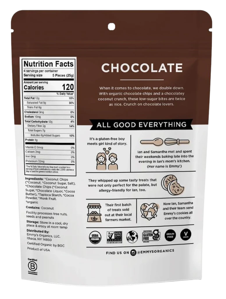 Chocolate Coconut Crunchems Cookie - Image 3