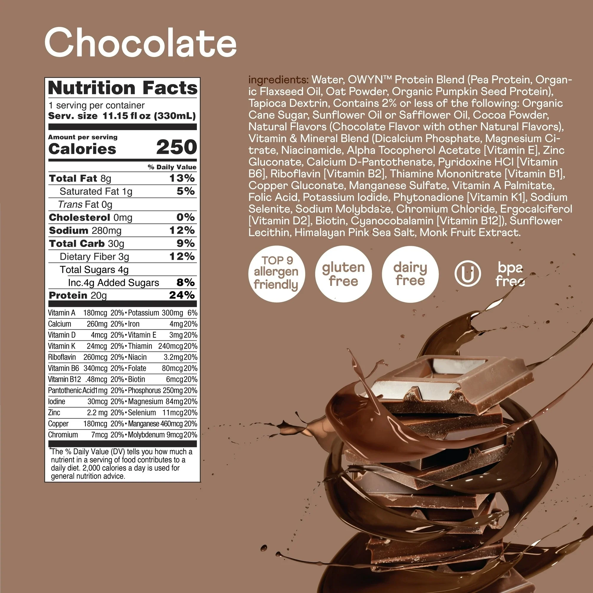 Chocolate Complete Nutrition Shake (4 Pack) - Image 5