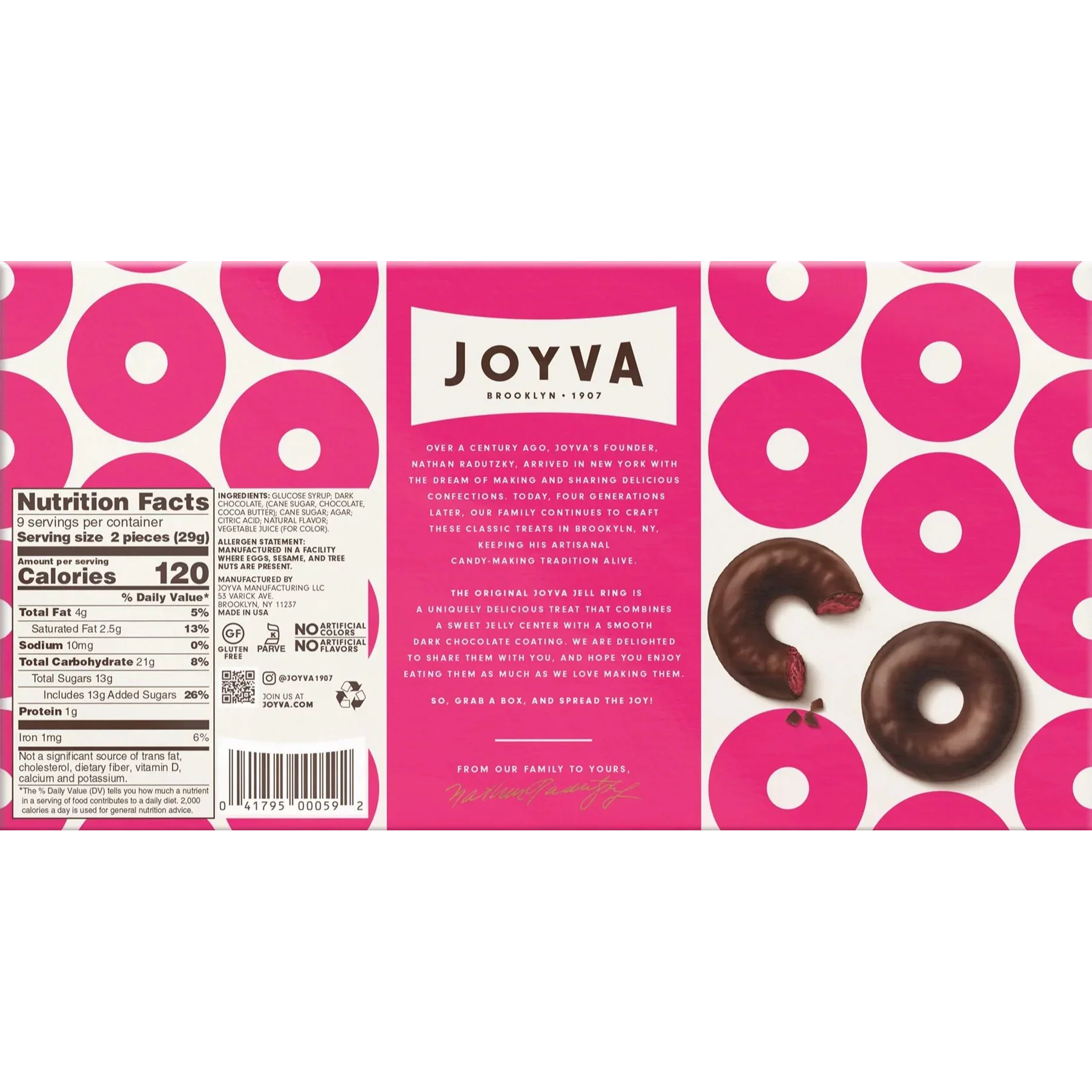 Chocolate Covered Raspberry Ring Jells - Image 2