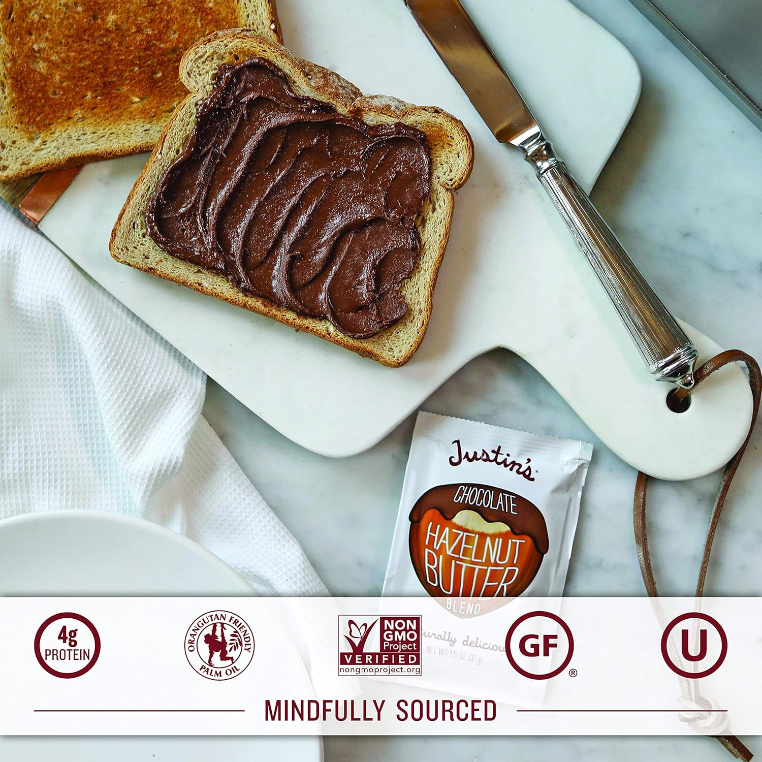 Chocolate Hazelnut & Almond Butter Squeeze Pack (10 CT) - Image 2