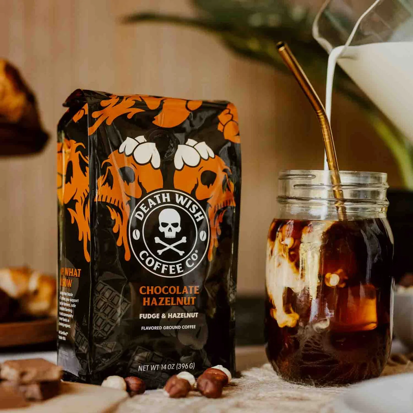 Chocolate Hazelnut flavored Ground Coffee - Image 2