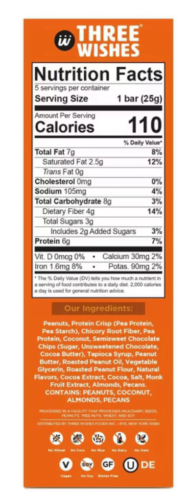 Chocolate Peanut Butter Grain-Free Granola Bars (5 CT) - Image 2