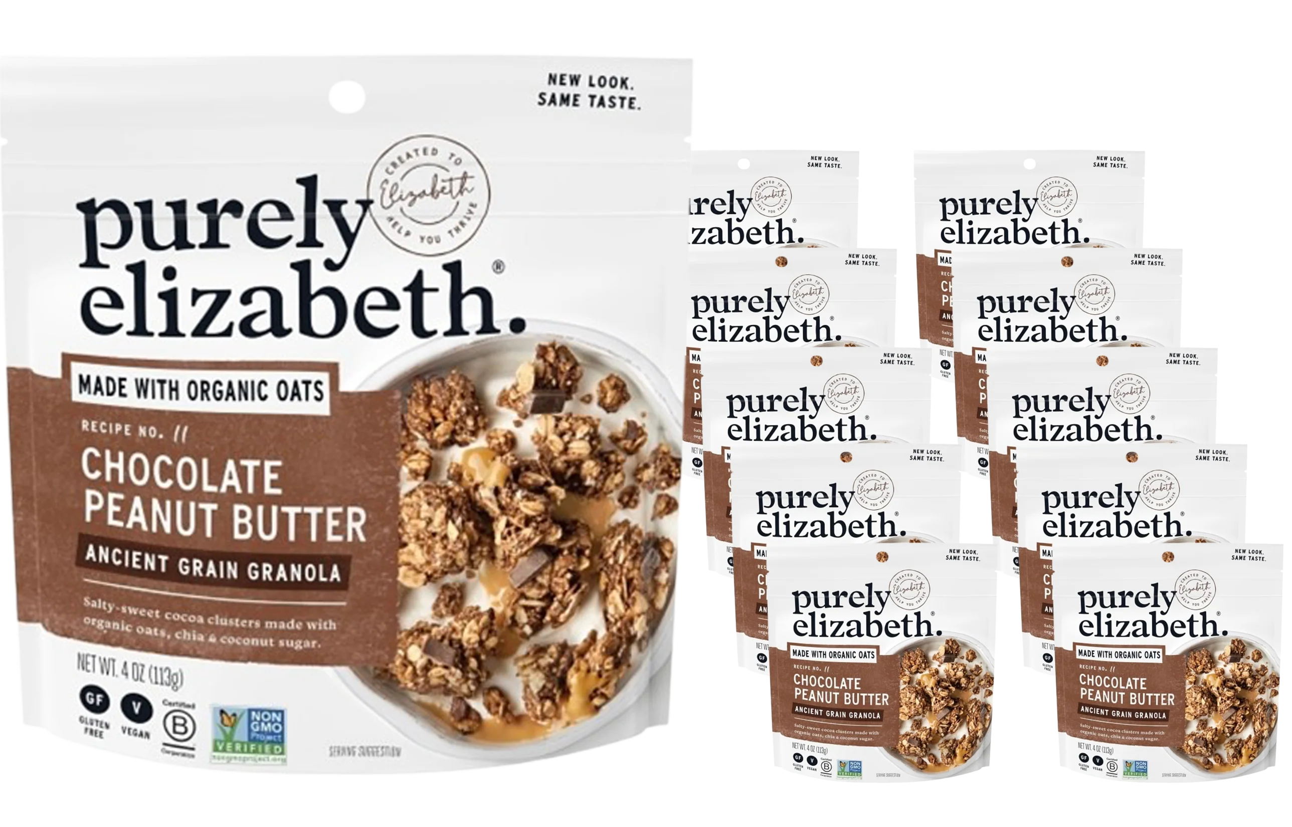 Chocolate Peanut Butter Granola (10 Pack)