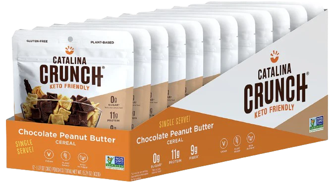 Chocolate Peanut Butter Keto Cereal (12 Pack)