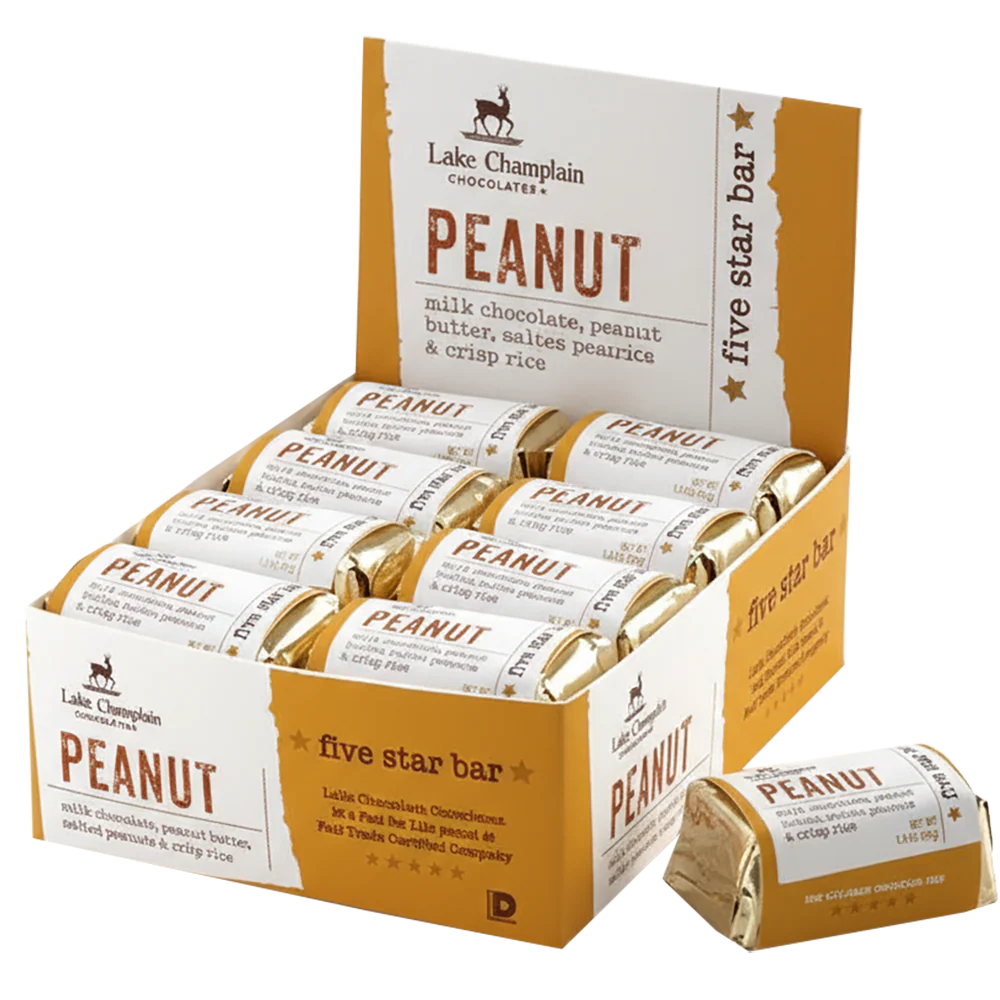 Milk Chocolate Peanut Five Star Bar (16 Pack)
