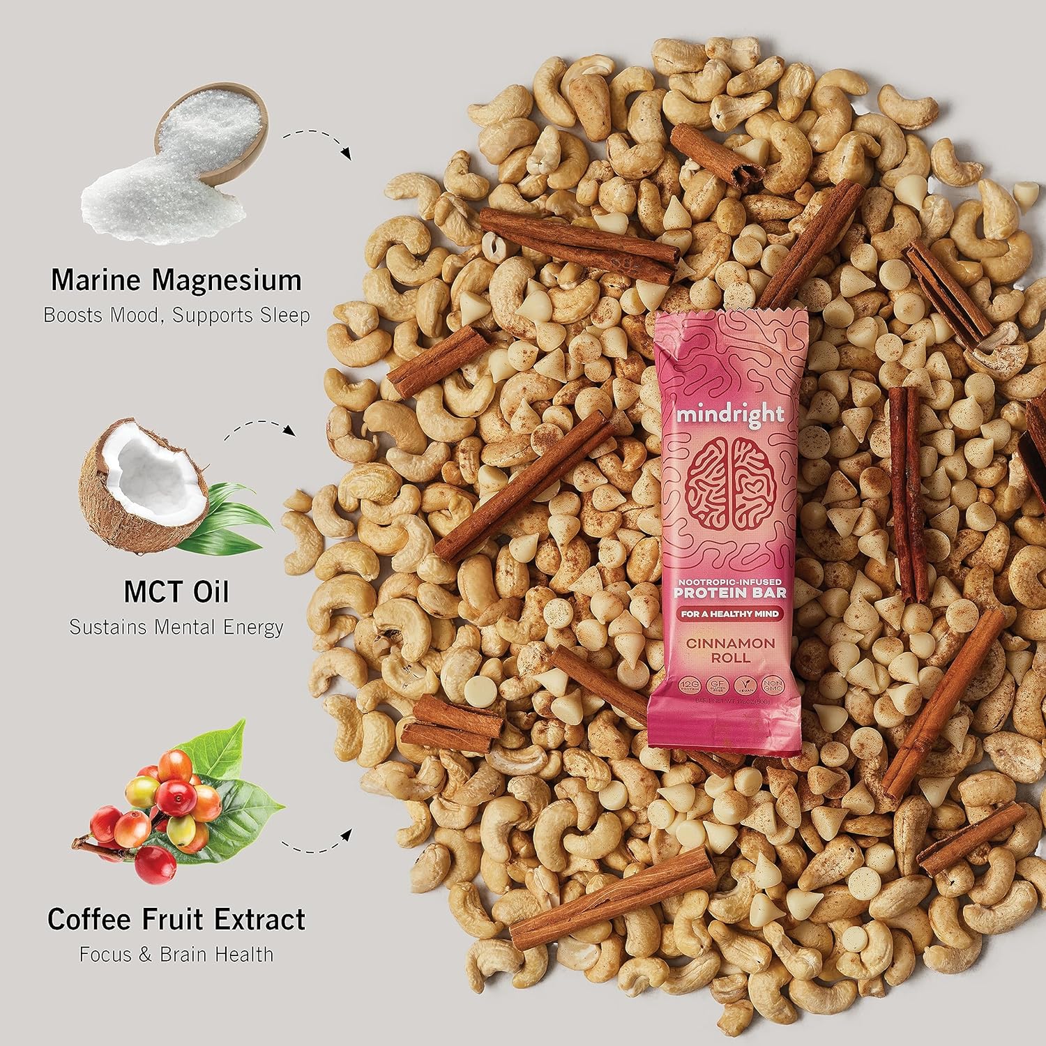 Chocolate Sea Salt Infused Bar (12 CT) - Image 4